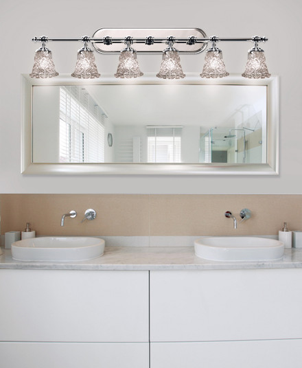 Veneto Luce LED Bath Bar in Dark Bronze (102|GLA-8526-20-LACE-DBRZ-LED6-4200)