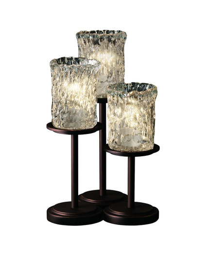 Veneto Luce LED Table Lamp in Brushed Nickel (102|GLA-8797-16-CLRT-NCKL-LED3-2100)