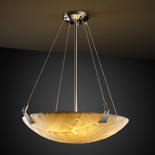 Porcelina Three Light Pendant in Dark Bronze (102|PNA-9641-35-BANL-DBRZ)