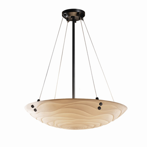 Porcelina Eight Light Pendant in Dark Bronze (102|PNA-9667-35-WAVE-DBRZ-F3)