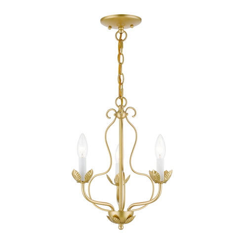 Katarina Three Light Chandelier in Soft Gold (107|42903-33)