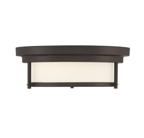 Two Light Flush Mount in Oil Rubbed Bronze (446|M60062ORB)