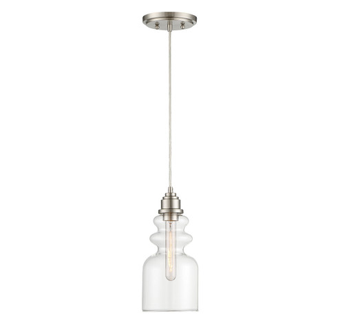 Mmin2 One Light Mini Pendant in Brushed Nickel (446|M70018BN)