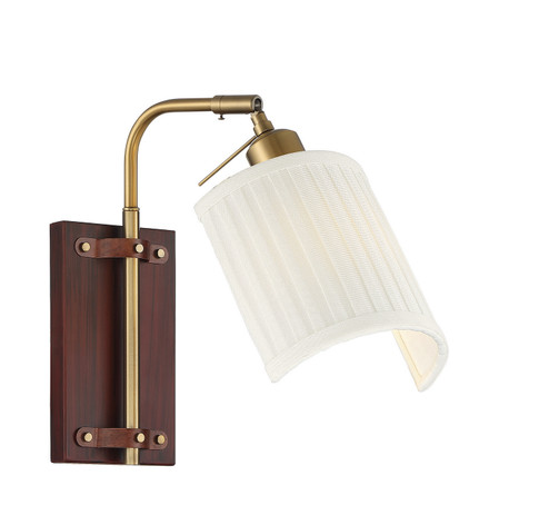 One Light Wall Sconce in Natural Brass (446|M90062NB)