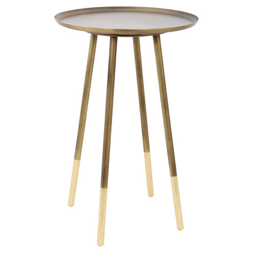 Pawn Accent Table in Antique Brass (443|TA112)