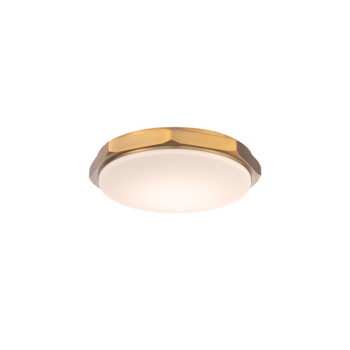 Grommet LED Flush Mount in Aged Brass (281|FM-30216-30-AB)