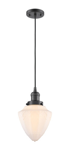 Franklin Restoration One Light Mini Pendant in Oil Rubbed Bronze (405|201C-OB-G661-7)