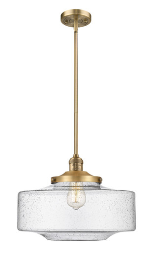 Franklin Restoration One Light Mini Pendant in Brushed Brass (405|201S-BB-G694-16)