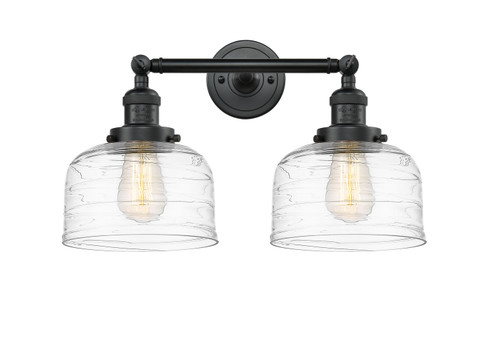 Franklin Restoration Two Light Bath Vanity in Matte Black (405|208-BK-G713)