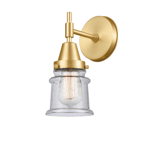 Caden One Light Wall Sconce in Satin Gold (405|447-1W-SG-G184S)