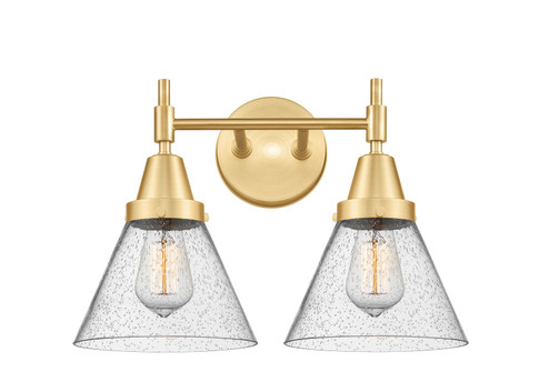 Caden LED Bath Vanity in Satin Gold (405|447-2W-SG-G44-LED)