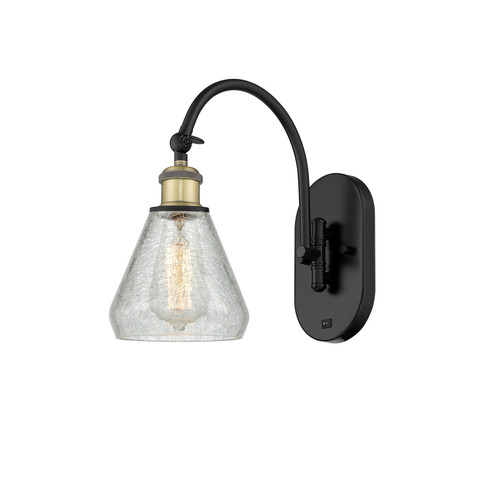 Ballston One Light Wall Sconce in Black Antique Brass (405|518-1W-BAB-G275)