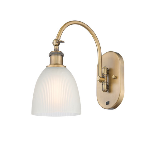 Ballston LED Wall Sconce in Brushed Brass (405|518-1W-BB-G381-LED)