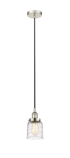 Edison One Light Mini Pendant in Polished Nickel (405|616-1PH-PN-G513)