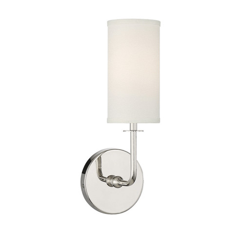 Powell One Light Wall Sconce in Polished Nickel (51|9-1755-1-109)