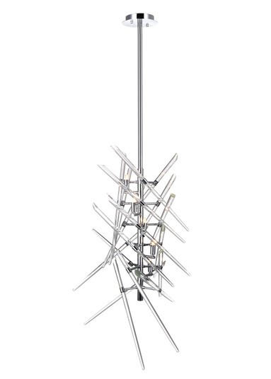 Icicle Five Light Mini Chandelier in Chrome (401|1154P13-5-601)