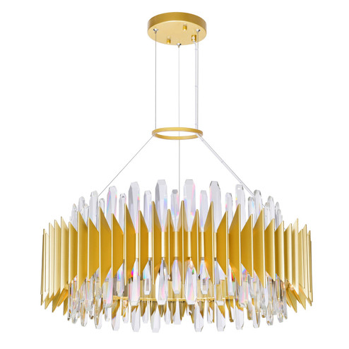 Cityscape 18 Light Chandelier in Satin Gold (401|1247P28-18-602) Cityscape 18 Light Chandelier in Satin Gold (401|1247P28-18-602)