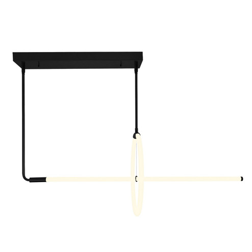 Hoops LED Chandelier in Black (401|1273P40-2-101-RC)