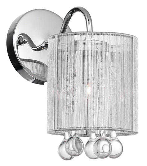 Water Drop One Light Bathroom Sconce in Chrome (401|5006W5C-1 (S))