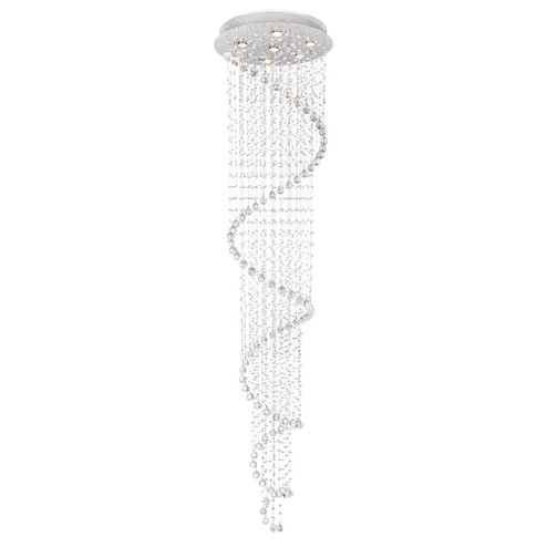 Spiral Six Light Flush Mount in Chrome (401|6603C24C(H:67))