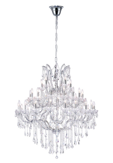 Maria Theresa 41 Light Chandelier in Chrome (401|8318P50C-41 (Clear)-B)