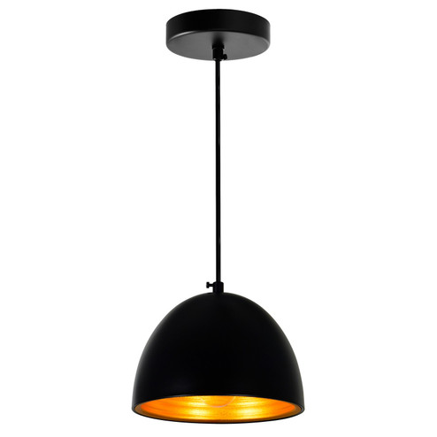 Modest One Light Mini Pendant in Black (401|9630P7-1-101)