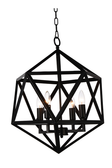 Amazon Three Light Pendant in Black (401|9641P17-3-101)