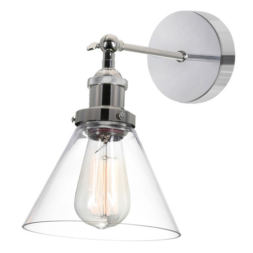 Eustis One Light Wall Sconce in Polished Nickel (401|9735W7-1-613)