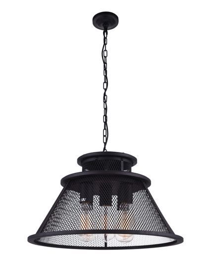 Savill Five Light Chandelier in Reddish Black (401|9745P20-5-219)