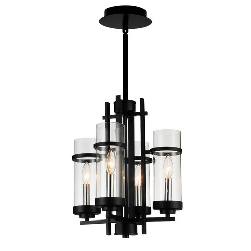 Sierra Four Light Mini Pendant in Black (401|9827P14-4-101)