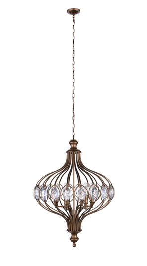 Altair Three Light Chandelier in Antique Bronze (401|9935P14-3-182)