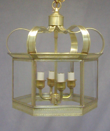 Princess Four Light Pendant in Raw Brass (265|13923RBC)