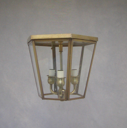Princeton Three Light Flush Mount in Antique Brass (265|63014ABC)
