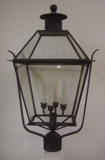 Kojan Four Light Post Mount in Dark Copper (265|91445DCC)