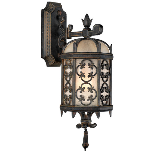 Costa del Sol One Light Outdoor Wall Mount in Wrought Iron (48|338581ST)