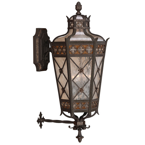 Chateau Outdoor Four Light Outdoor Wall Mount in Bronze (48|403681ST)