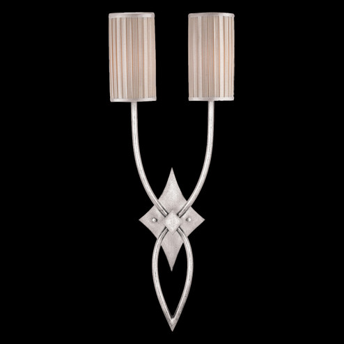 Allegretto Two Light Wall Sconce in Silver (48|437450ST)