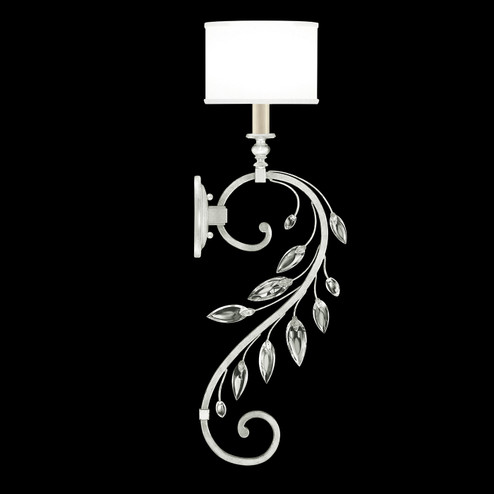 Crystal Laurel One Light Wall Sconce in Silver Leaf (48|774650-SF41)