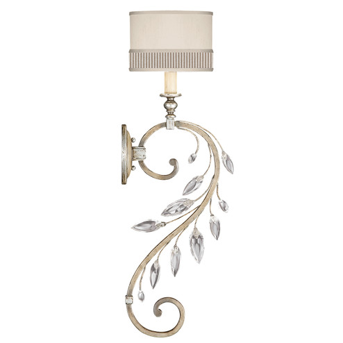 Crystal Laurel One Light Wall Sconce in Silver (48|774650ST)