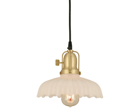 Bethany One Light Pendant in Natural Brass (381|H-99809-C-26-OP)
