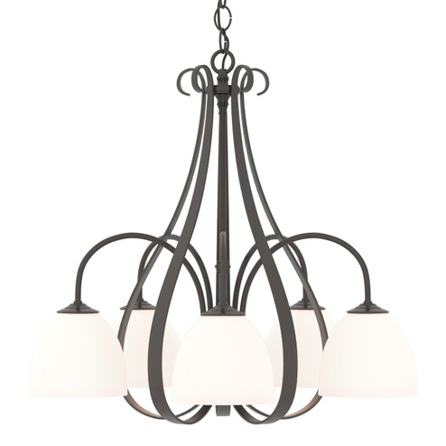 Sweeping Taper Five Light Chandelier in Oil Rubbed Bronze (39|101445-SKT-14-GG0001)