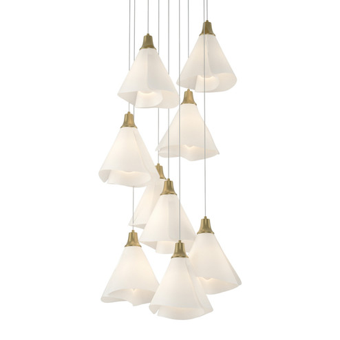 Mobius LED Pendant in Modern Brass (39|131102-SKT-LONG-86-SH1987)