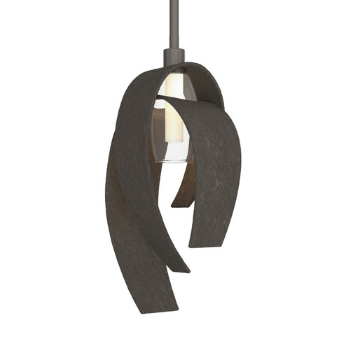 Corona One Light Mini Pendant in Dark Smoke (39|186530-SKT-MULT-07-YE0377)