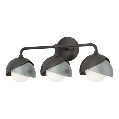 Brooklyn Three Light Bath Sconce in Oil Rubbed Bronze (39|201375-SKT-14-82-GG0711)