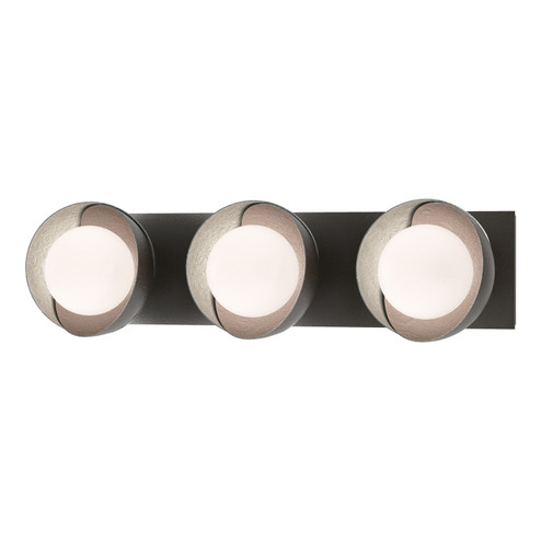 Brooklyn Three Light Bath Sconce in Oil Rubbed Bronze (39|201378-SKT-14-82-GG0711)