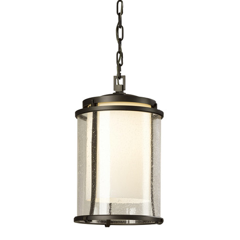 Meridian One Light Outdoor Ceiling Fixture in Coastal Oil Rubbed Bronze (39|365615-SKT-14-ZS0283)