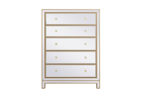 Reflexion Cabinet in Gold (173|MF72026G)