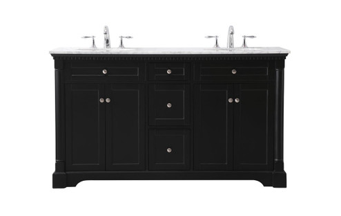 Clarence Bathroom Vanity Set in Black (173|VF53060DBK)
