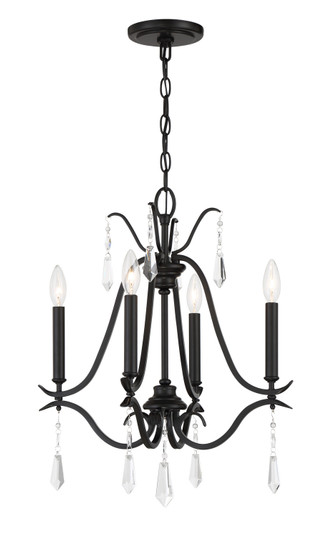 Laurel Estate Four Light Chandelier in Coal (7|4444-66A) Laurel Estate Four Light Chandelier in Coal (7|4444-66A)