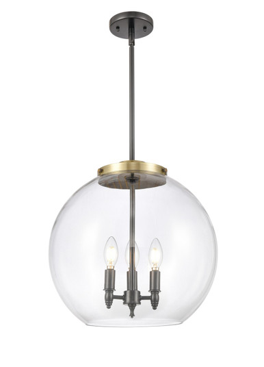 Ballston LED Pendant in Black Antique Brass (405|221-3S-BAB-G122-16-LED) Ballston LED Pendant in Black Antique Brass (405|221-3S-BAB-G122-16-LED)